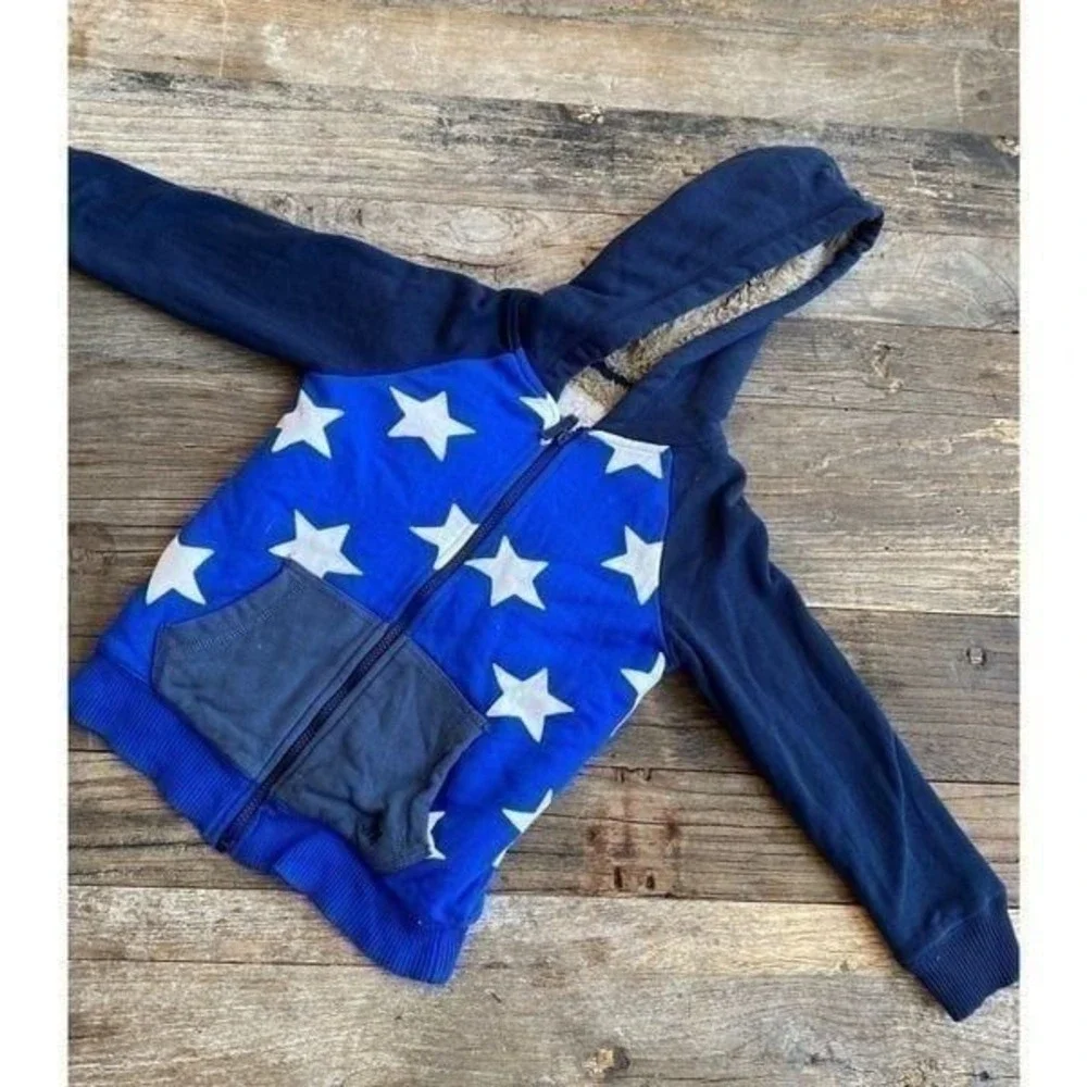 Mini Boden‎ boy star jacket size 5-6 heavy